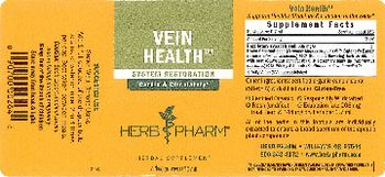 Herb Pharm Vein Health - herbal supplement