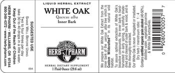 Herb Pharm White Oak - herbal supplement
