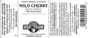 Herb Pharm Wild Cherry - herbal supplement