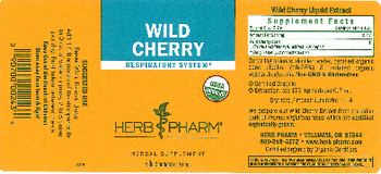 Herb Pharm Wild Cherry - herbal supplement