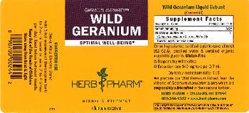 Herb Pharm Wild Geranium - herbal supplement