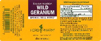 Herb Pharm Wild Geranium - herbal supplement