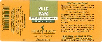 Herb Pharm Wild Yam - herbal supplement