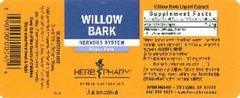 Herb Pharm Willow Bark - herbal supplement