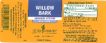 Herb Pharm Willow Bark - herbal supplement