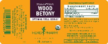 Herb Pharm Wood Betony - herbal supplement