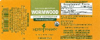 Herb Pharm Wormwood - herbal supplement