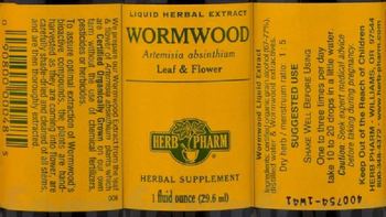 Herb Pharm Wormwood - herbal supplement