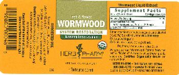 Herb Pharm Wormwood - herbal supplement