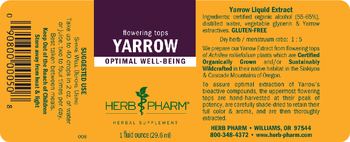 Herb Pharm Yarrow - supplement