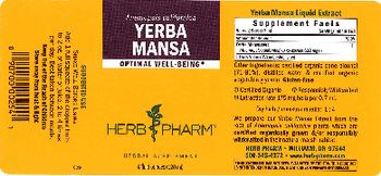 Herb Pharm Yerba Mansa - herbal supplement