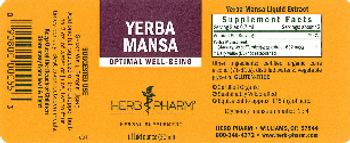 Herb Pharm Yerba Mansa - herbal supplement