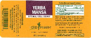 Herb Pharm Yerba Mansa - herbal supplement