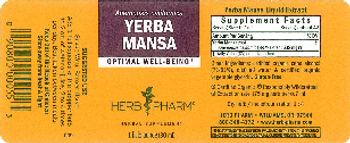 Herb Pharm Yerba Mansa - herbal supplement