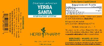 Herb Pharm Yerba Santa - herbal supplement