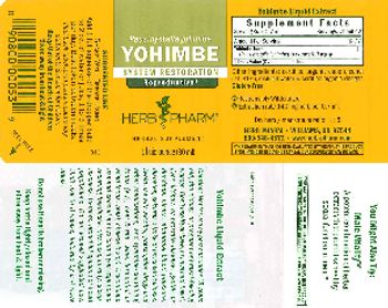 Herb Pharm Yohimbe - herbal supplement