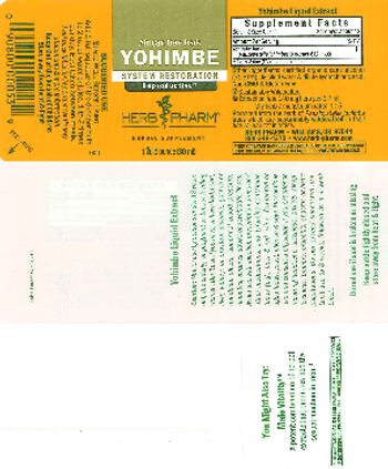 Herb Pharm Yohimbe - herbal supplement