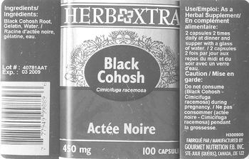 Herb Xtra Black Cohosh - 