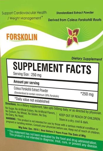 Herbadiet Forskolin - supplement