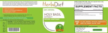 Herbadiet Holy Basil Extract - supplement