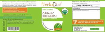 Herbadiet Organic Bhringraj - supplement