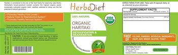 Herbadiet Organic Haritaki - supplement