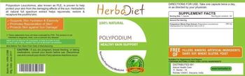 Herbadiet Polypodium - supplement