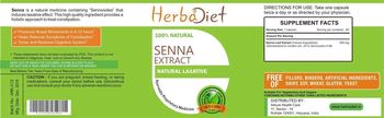 Herbadiet Senna Extract - supplement