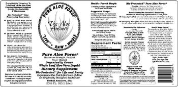 Herbal Answers Pure Aloe Force - supplement