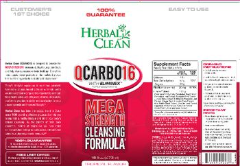 Herbal Clean QCarbo16 With Eliminex Tropical Flavor - herbal supplement