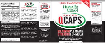 Herbal Clean Super QCaps - herbal supplement