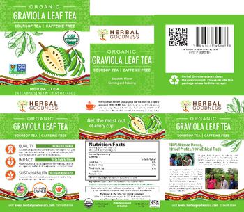 Herbal Goodness Organic Graviola Leaf Tea - supplement