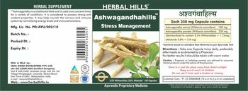 Herbal Hills Ashwagandhahills - herbal supplement