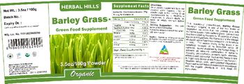 Herbal Hills Barley Grass - green food supplement