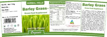 Herbal Hills Barley Grass - green food supplement