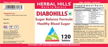 Herbal Hills Diabohills - supplement