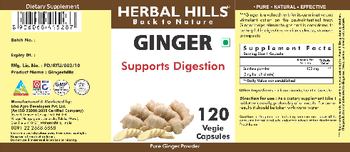 Herbal Hills Ginger - supplement