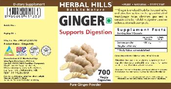 Herbal Hills Ginger - supplement