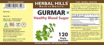 Herbal Hills Gurmar - supplement