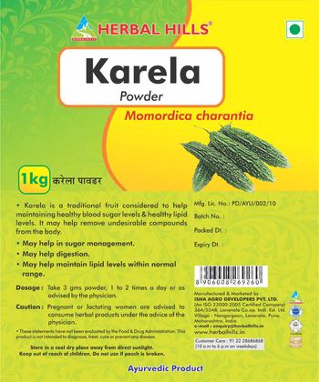 Herbal Hills Karela Powder - ayurvedic product