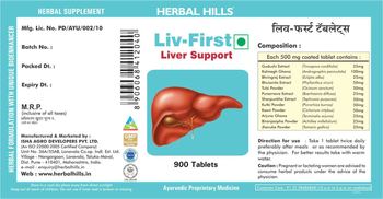 Herbal Hills Liv-First - herbal supplement