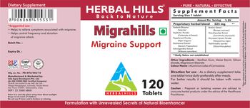 Herbal Hills Migrahills - supplement