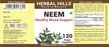 Herbal Hills Neem - supplement