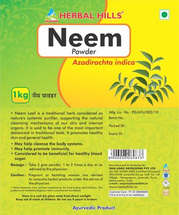Herbal Hills Neem Powder - ayurvedic product