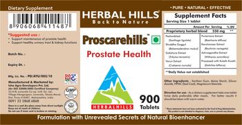 Herbal Hills Proscarehills - supplement