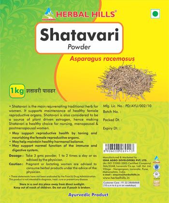 Herbal Hills Shatavari Powder - ayurvedic product