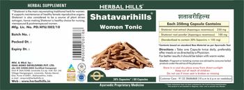 Herbal Hills Shatavarihills - herbal supplement