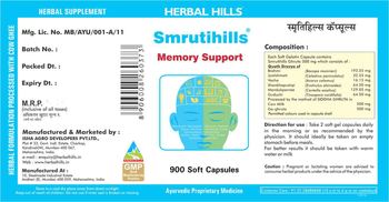 Herbal Hills Smrutihills - supplement