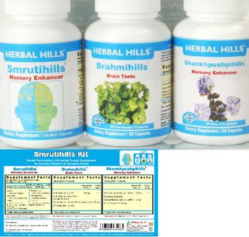 Herbal Hills Smrutihills Kit Smrutihills - supplement