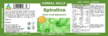 Herbal Hills Spirulina Green Food Supplement - green food supplement
